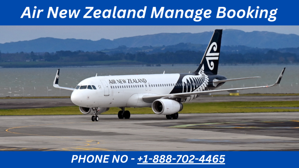 Air New Zealand Manage Booking
