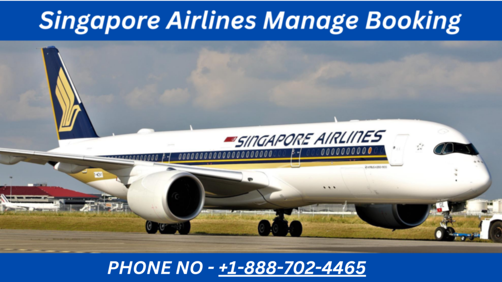 Singapore Airlines Manage Booking