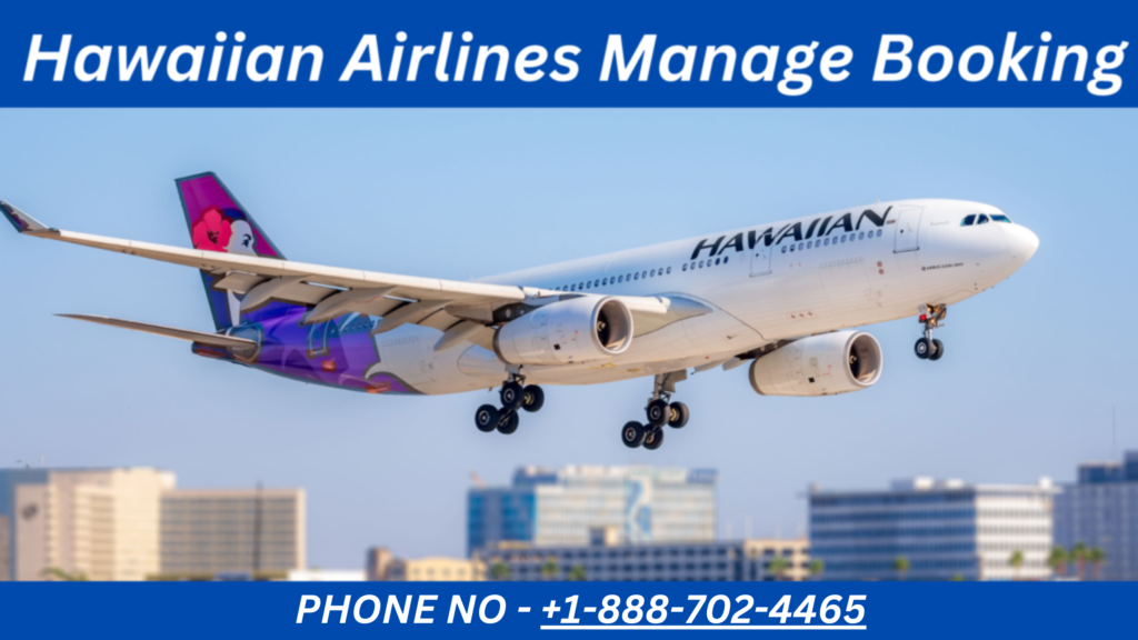 Hawaiian Airlines Manage Booking