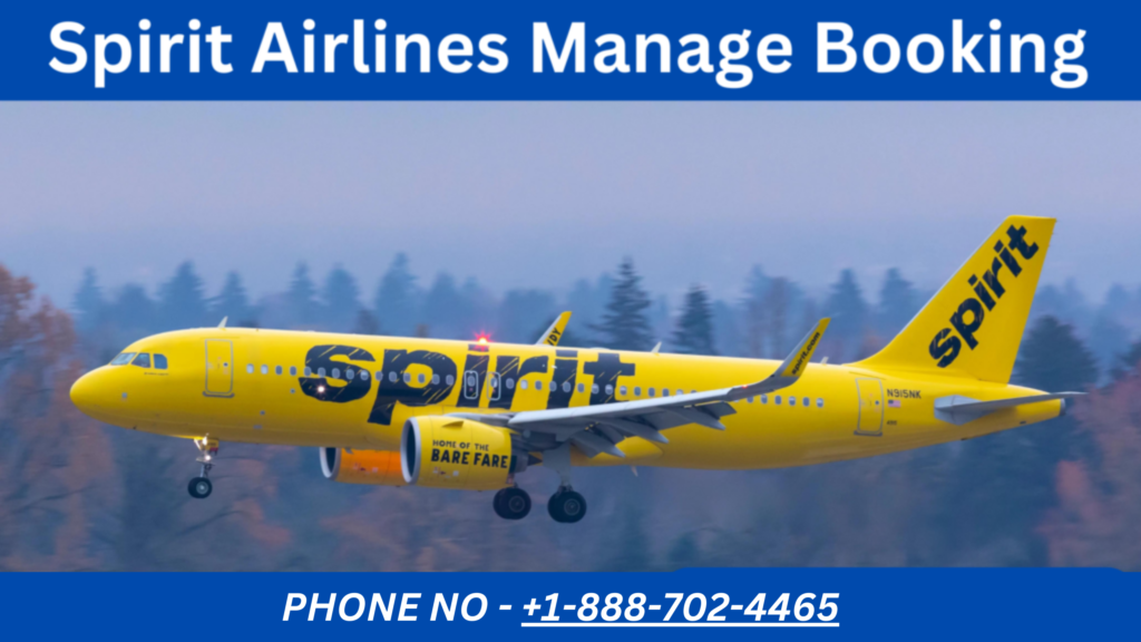 Spirit Airlines Manage Booking