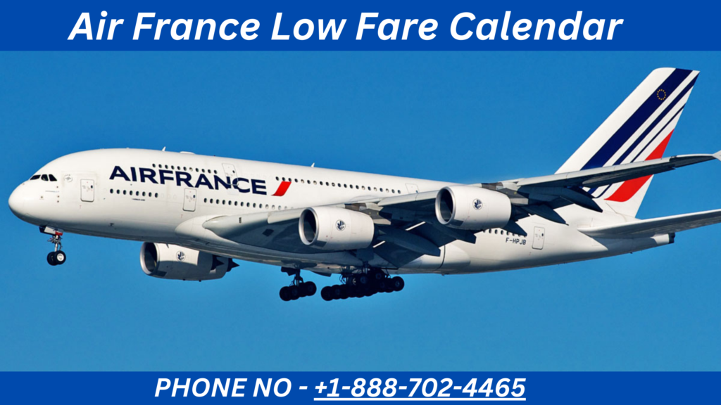 Air France Low Fare Calendar