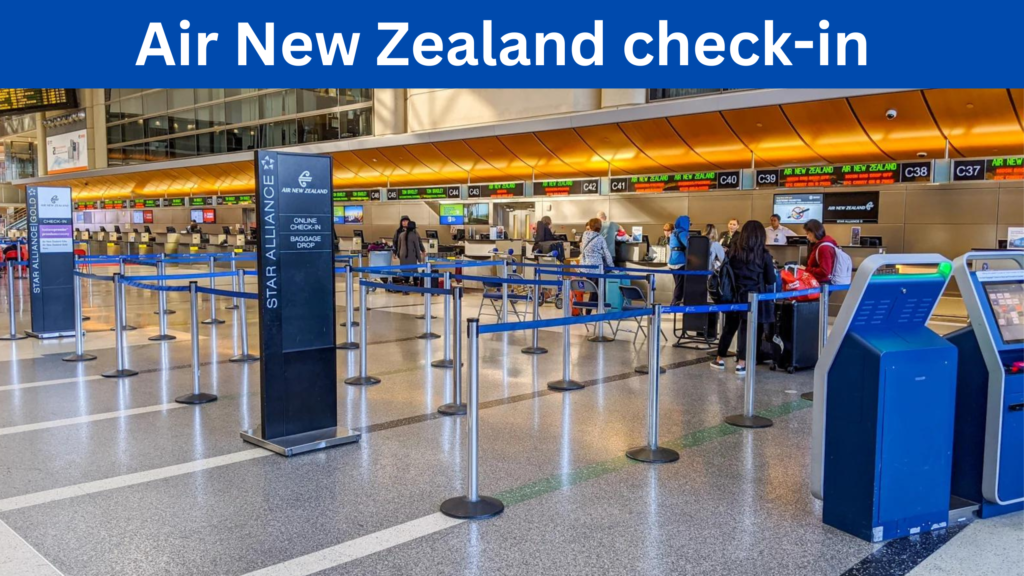 Air New Zealand check-in