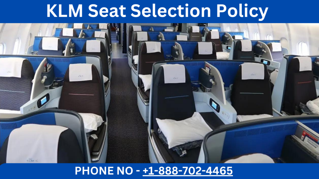 KLM Seat Selection