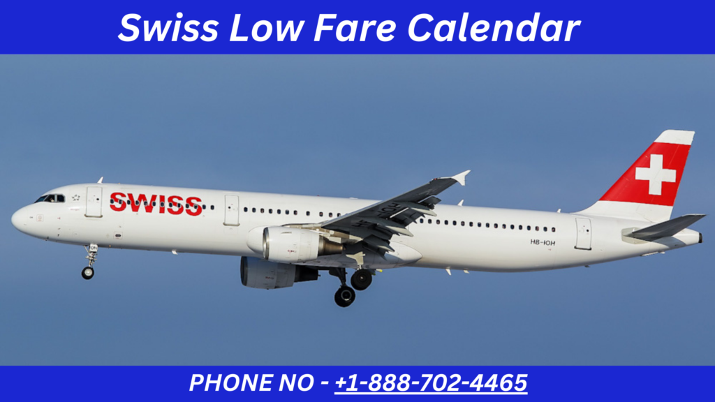 Swiss Low Fare Calendar