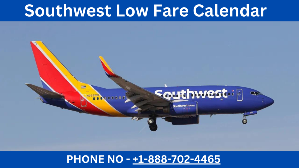 Southwest Low Fare Calendar