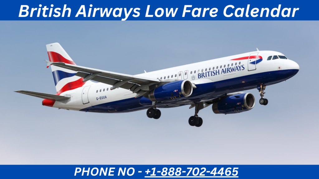 British Airways Low Fare Calendar