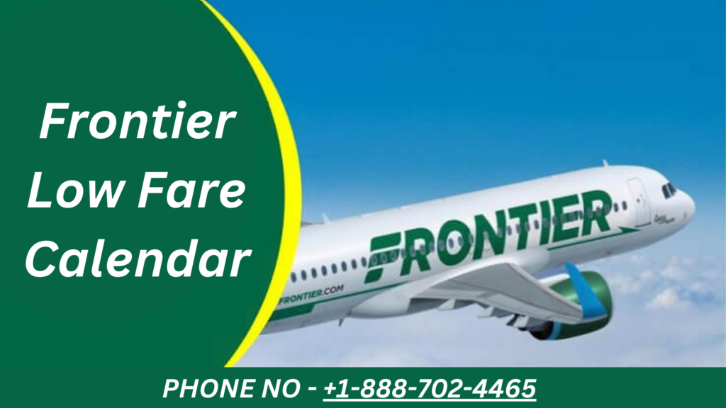 Frontier Low Fare Calendar