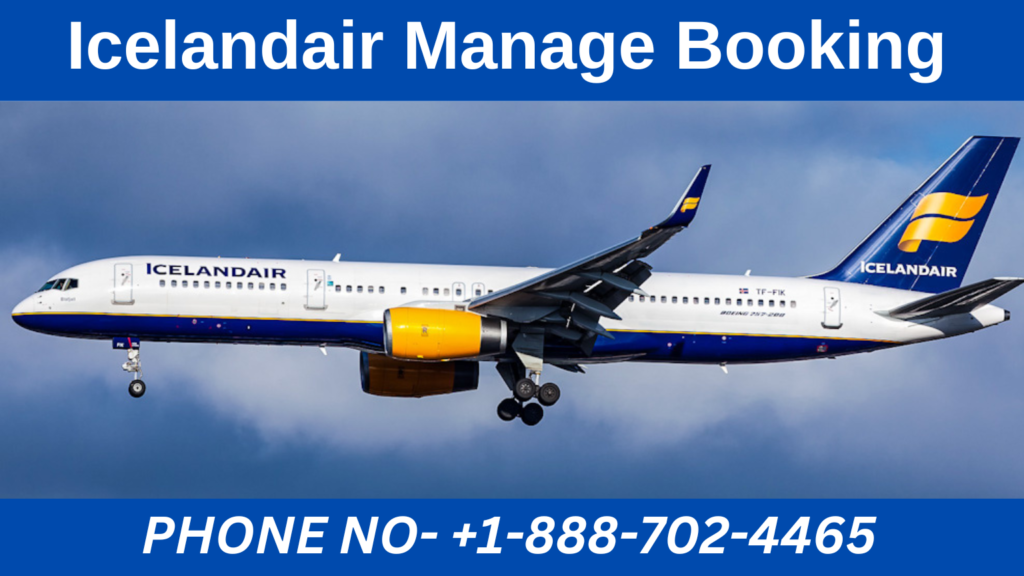Icelandair Manage Booking