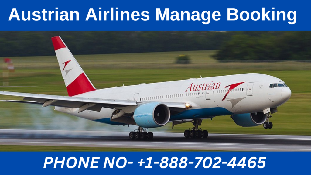 Austrian Airlines Manage Booking